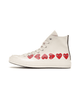 Converse Chuck Taylor All-Star 70 Hi Comme des Garcons Play Multi-Heart White